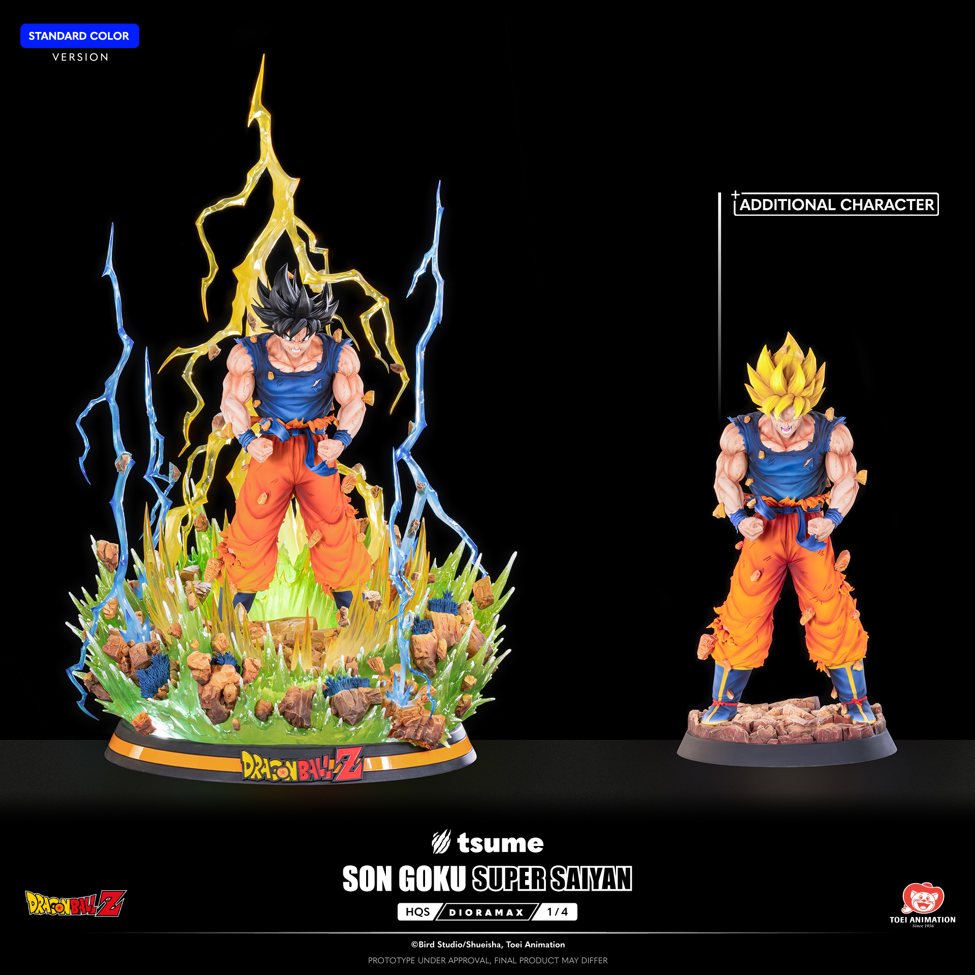 PRE-ORDER] Dragon Ball Tsume Art 1/4 Son Goku Super Saiyan HQS Dioram