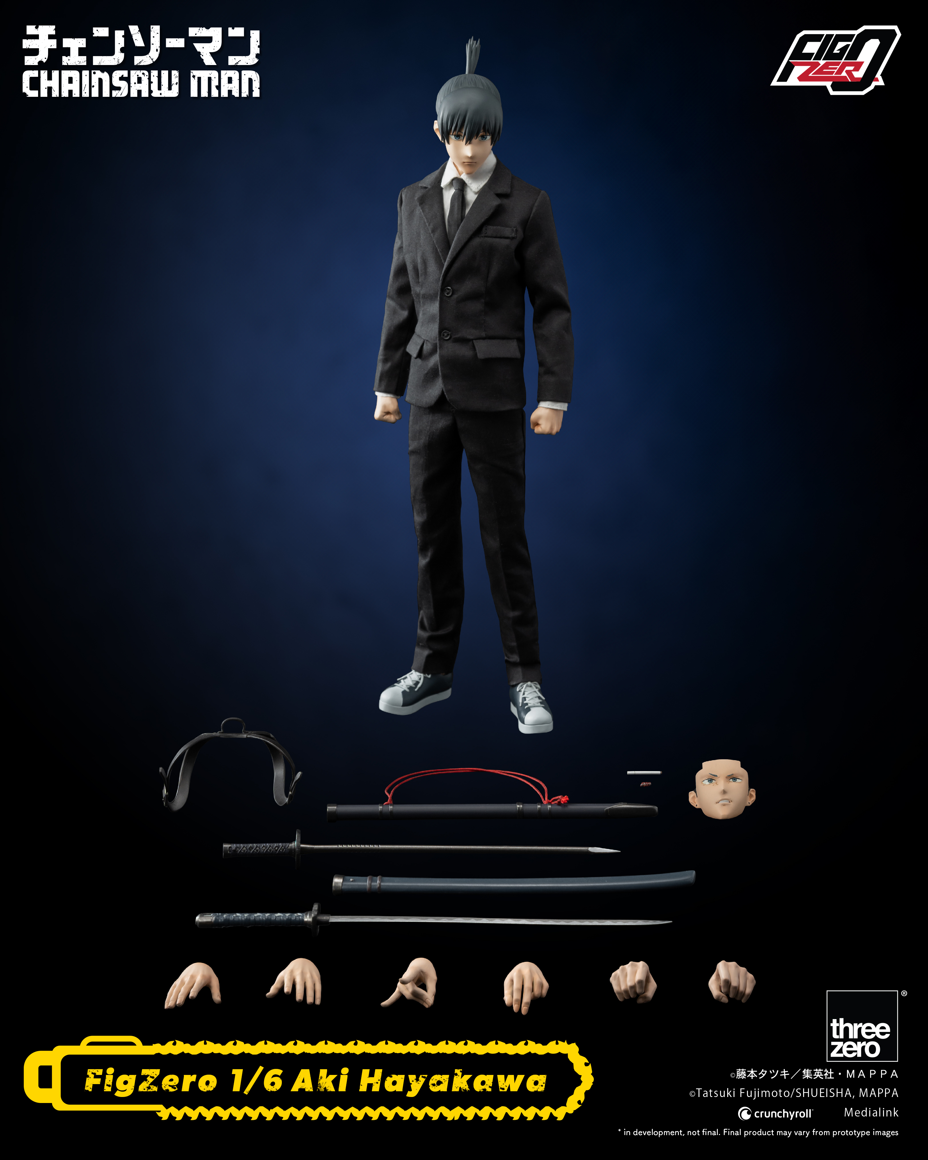 Aki☆to Threezero FigZero Chainsaw Man Aki 1/6 Scale Figure – Kapow Toys