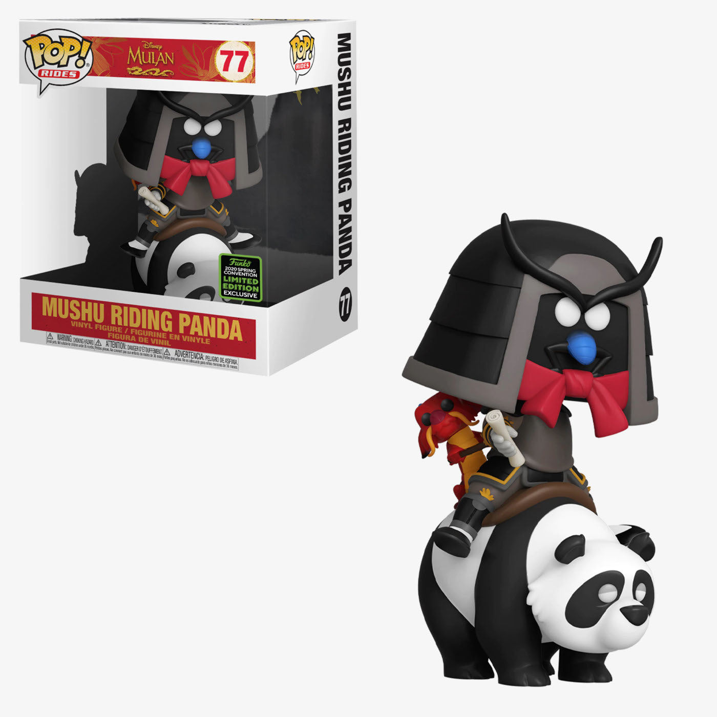 Funko Pop Disney Mushu Riding Panda Spring Convention Exclusive