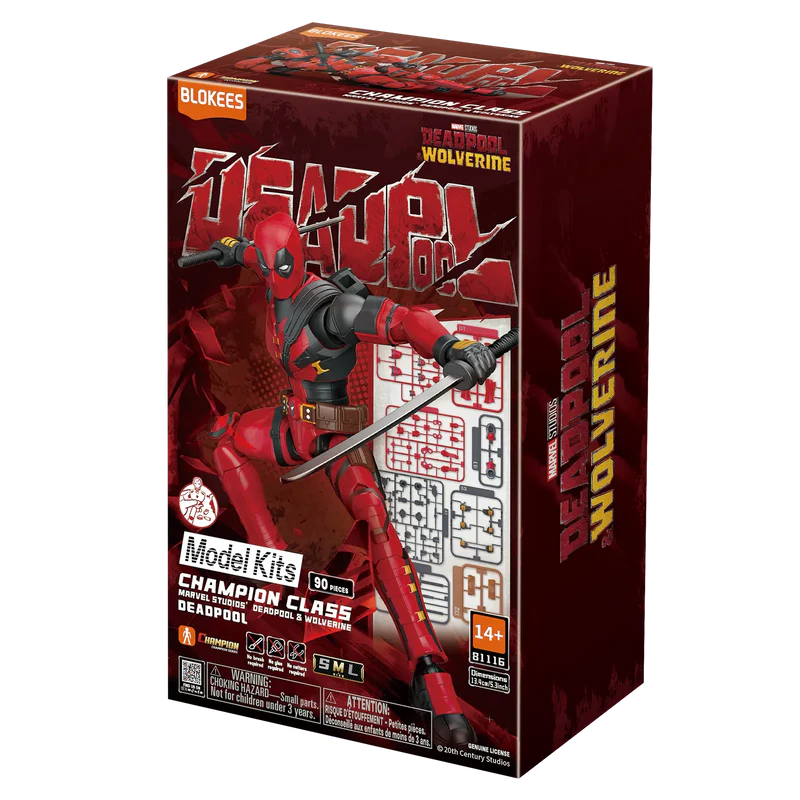 Marvel Deadpool & Wolverine Champion Class Deadpool Model Kits | Bloke