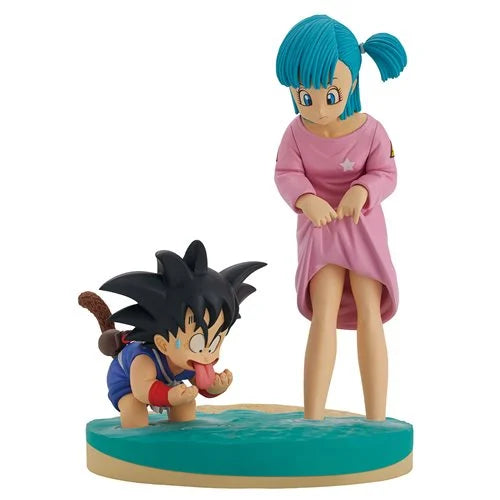 Dragon Ball Son Goku and Bulma Dragon History Revible Moment Ichibansho Statue