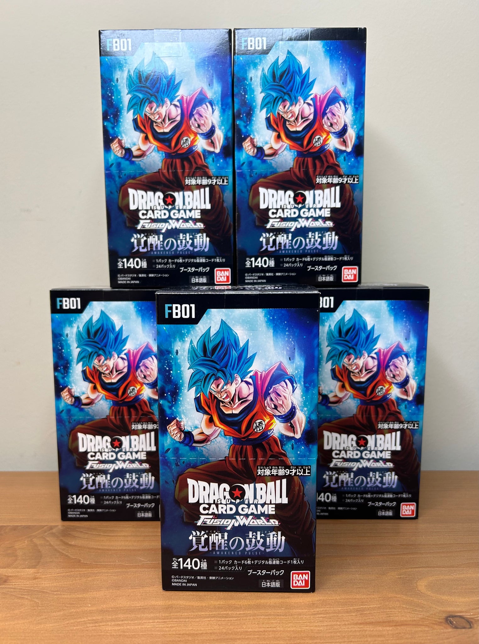 [Japanese Edition] Dragon Ball Super Card Game Fusion World 01 Awakened Pulse Booster Box