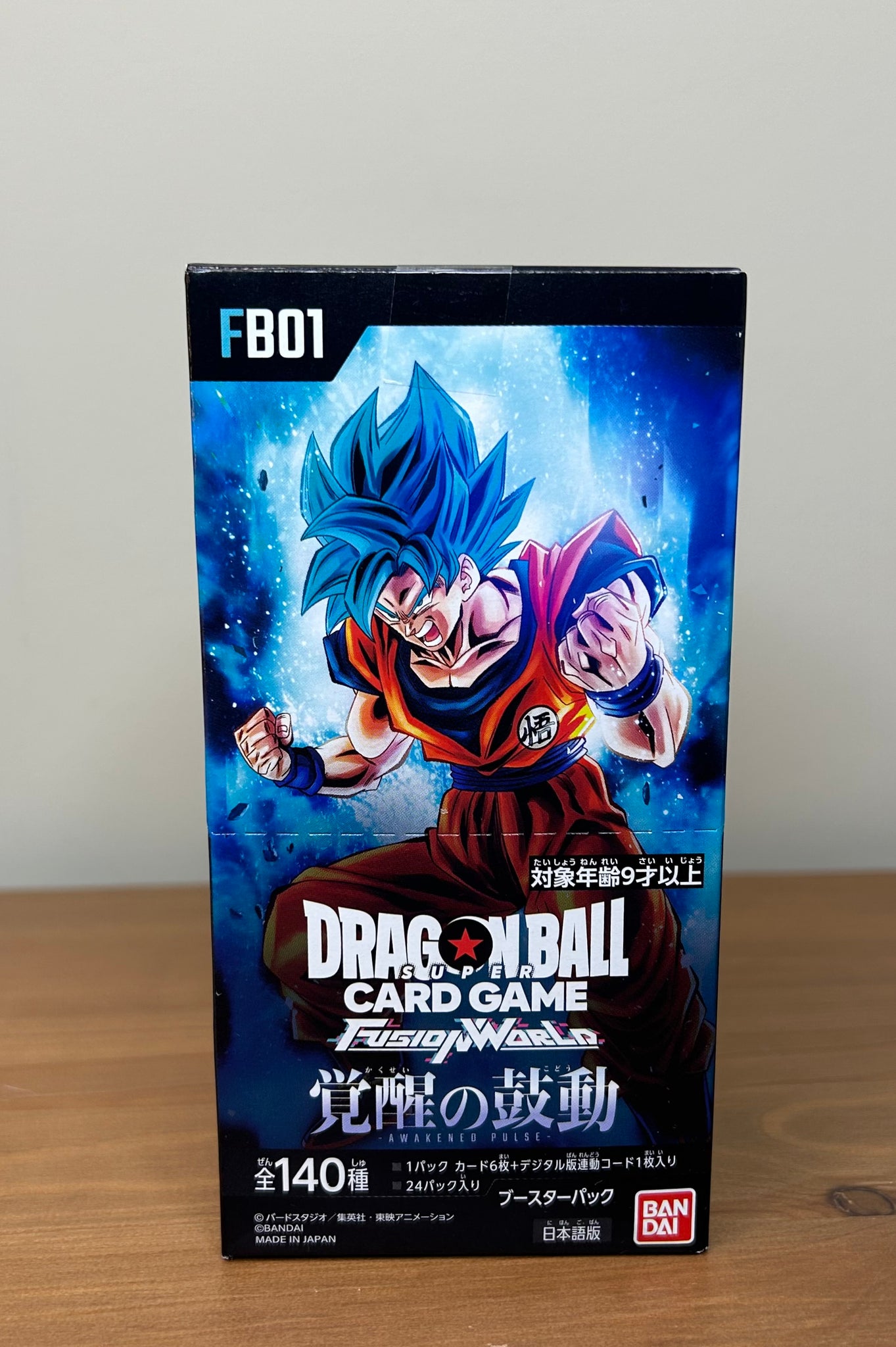 [Japanese Edition] Dragon Ball Super Card Game Fusion World 01 Awakened Pulse Booster Box