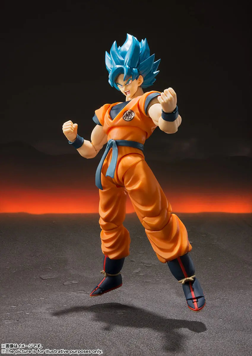Reissue Super Saiyan God Super Saiyan Goku "Dragon Ball Super", TAMASHII NATIONS S.H. Figuarts