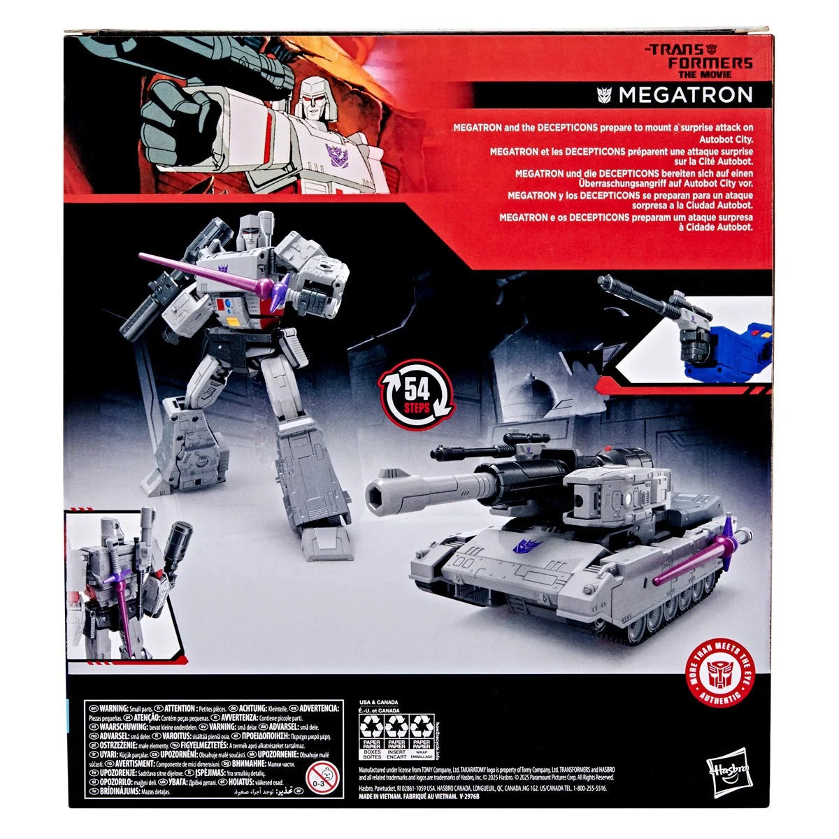 Transformers Studio Series The Transformers: The Movie Leader Class Megatron