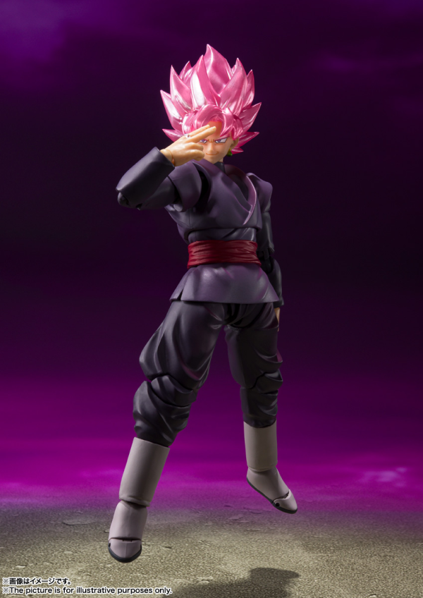 Dragon Ball S.H.Figuarts GOKU BLACK SUPER SAIYAN ROSE TAMASHII NATIONS Reissue