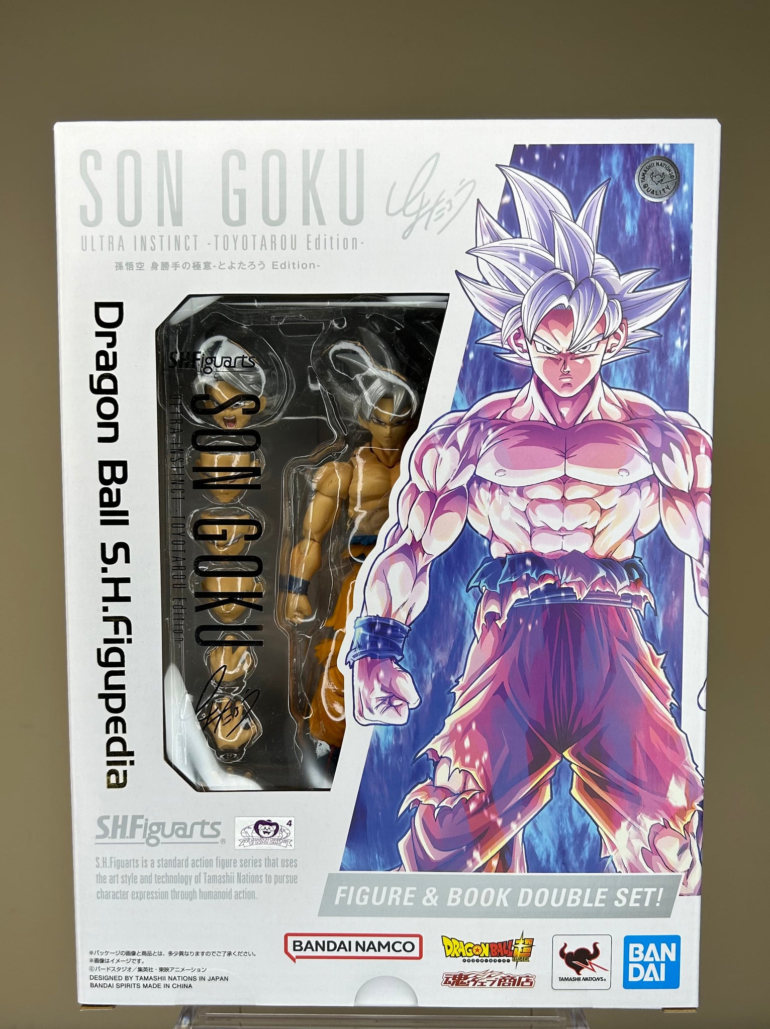 Dragon Ball Super S.H.Figuarts Son Goku Ultra Instinct Toyotarou Edition P-Bandai Exclusive