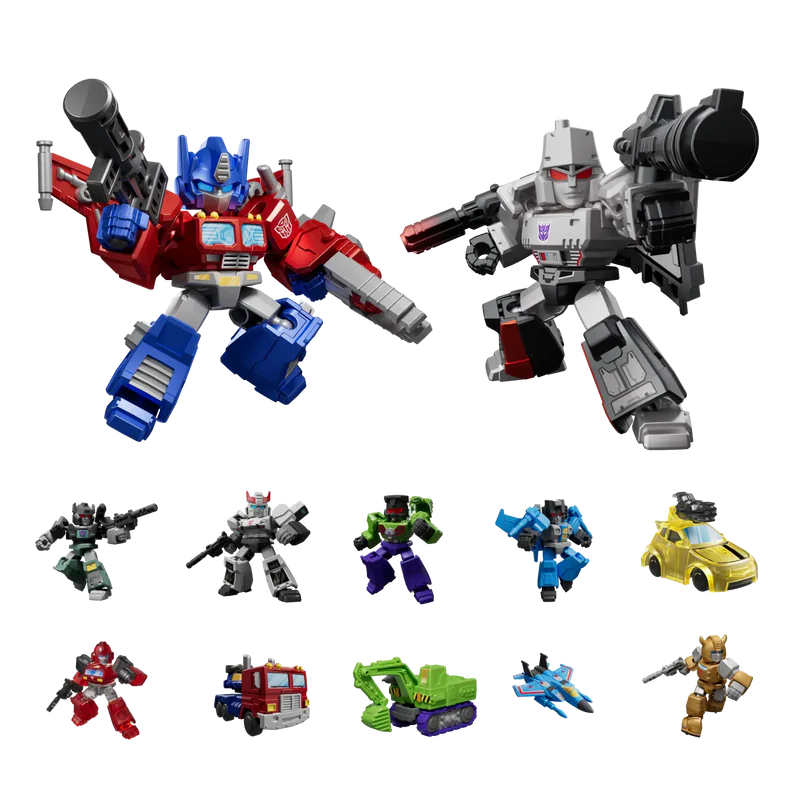 Transformers Galaxy Defender Version 1 Blokees Mini Model Kit Display Case of 12