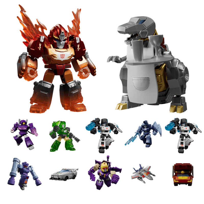 Transformers Defender Version Wave 4 Tyrants Fury Mini Model Kit Display Case of 12