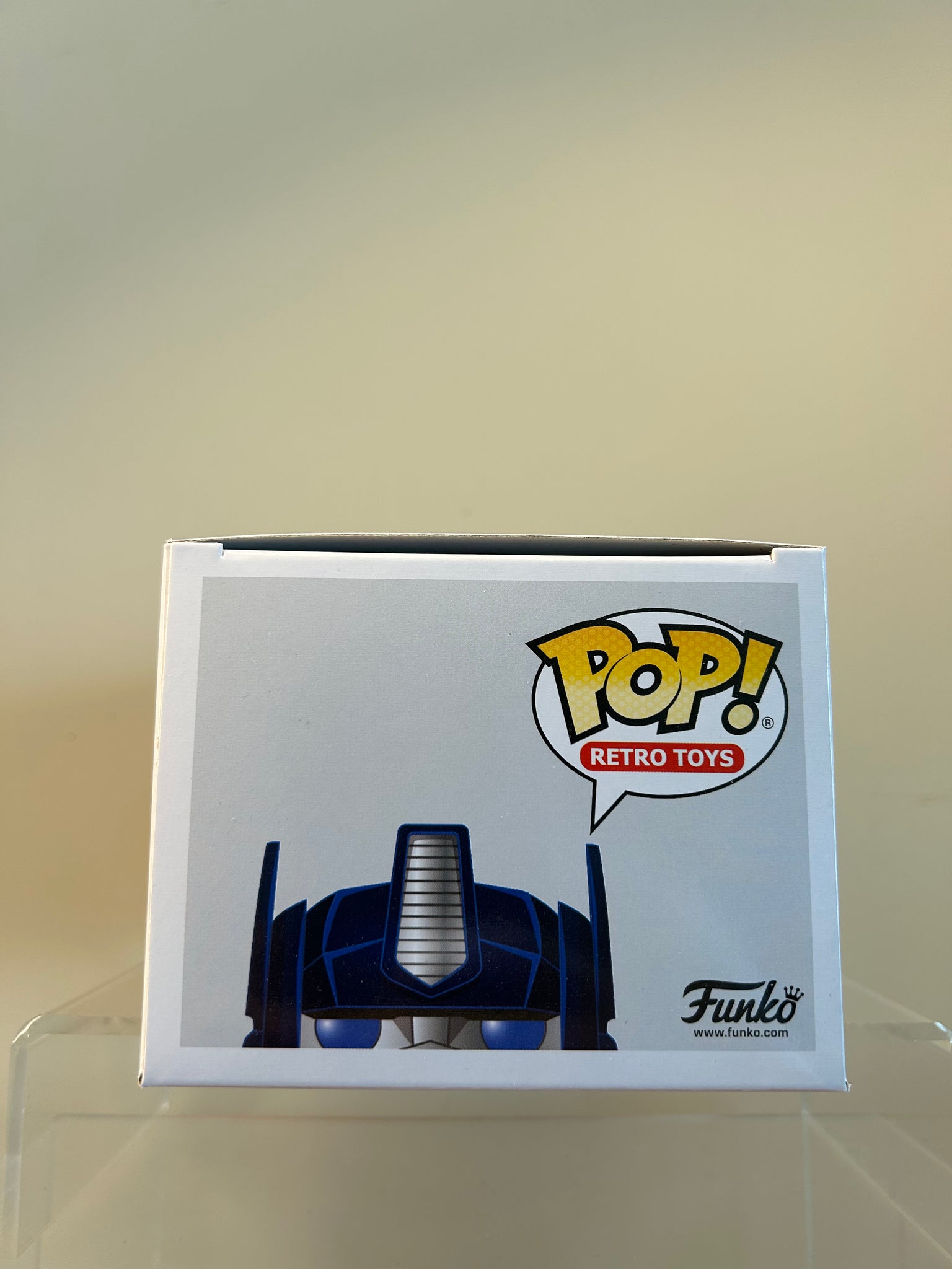 Funko Pop Retro Toys Transformers Optimus Prime Metalic Amazon Exclusive