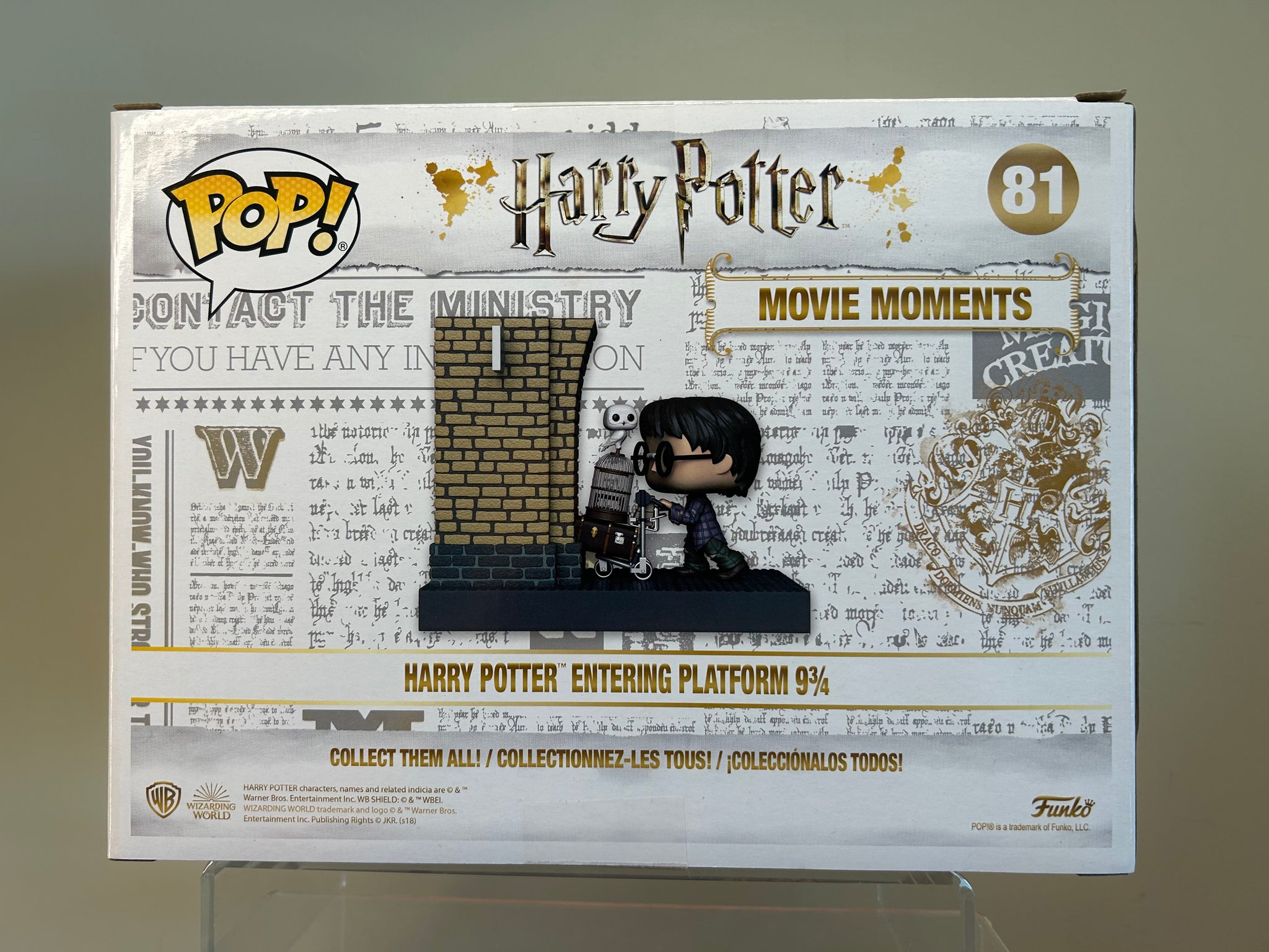 Funko Pop Movie Moments Harry Potter Entering Platform 9 3/4 Box Lunch