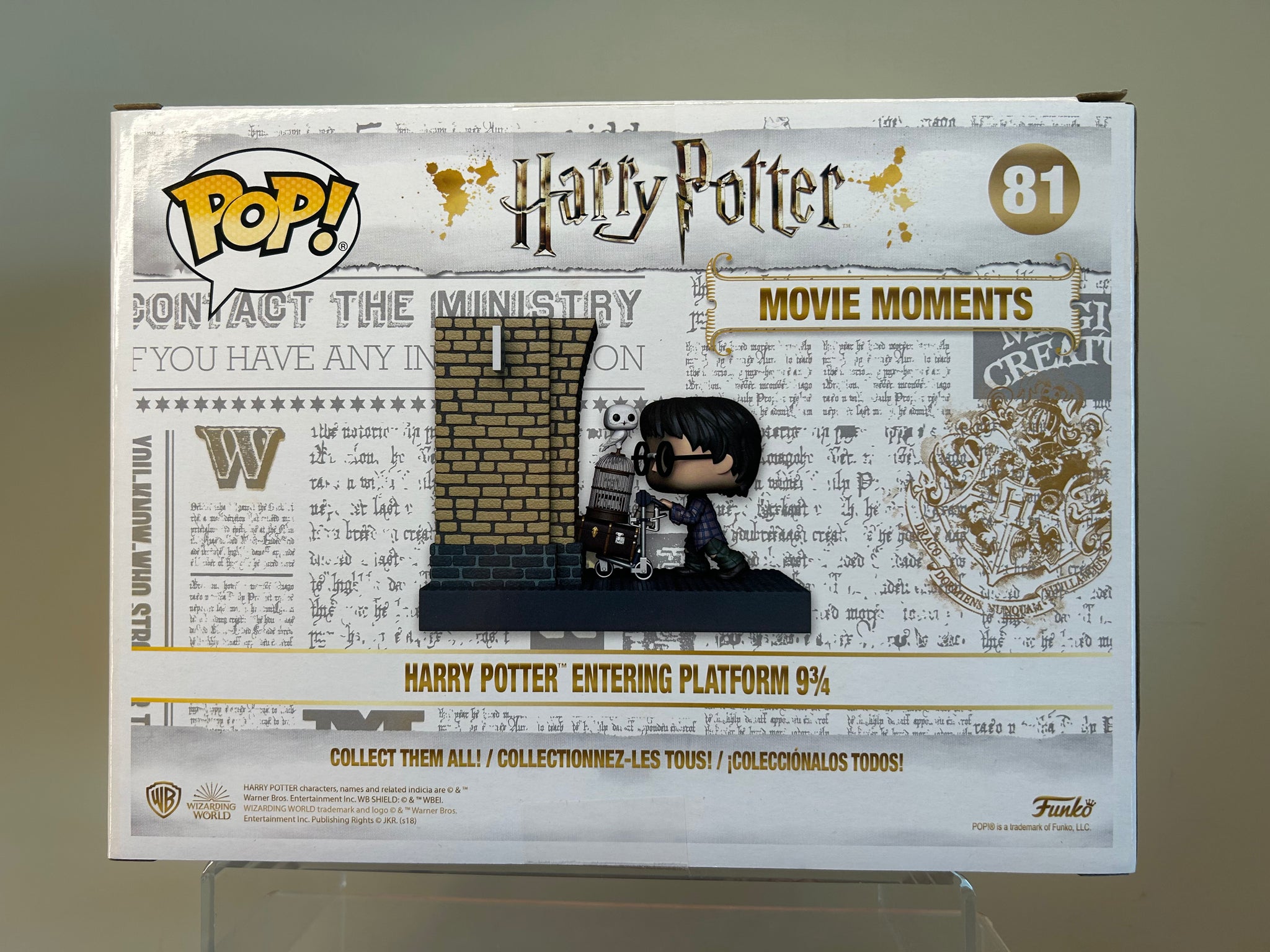 Funko Pop Movie Moments Harry Potter Entering Platform 9 3 4 Box Lunch