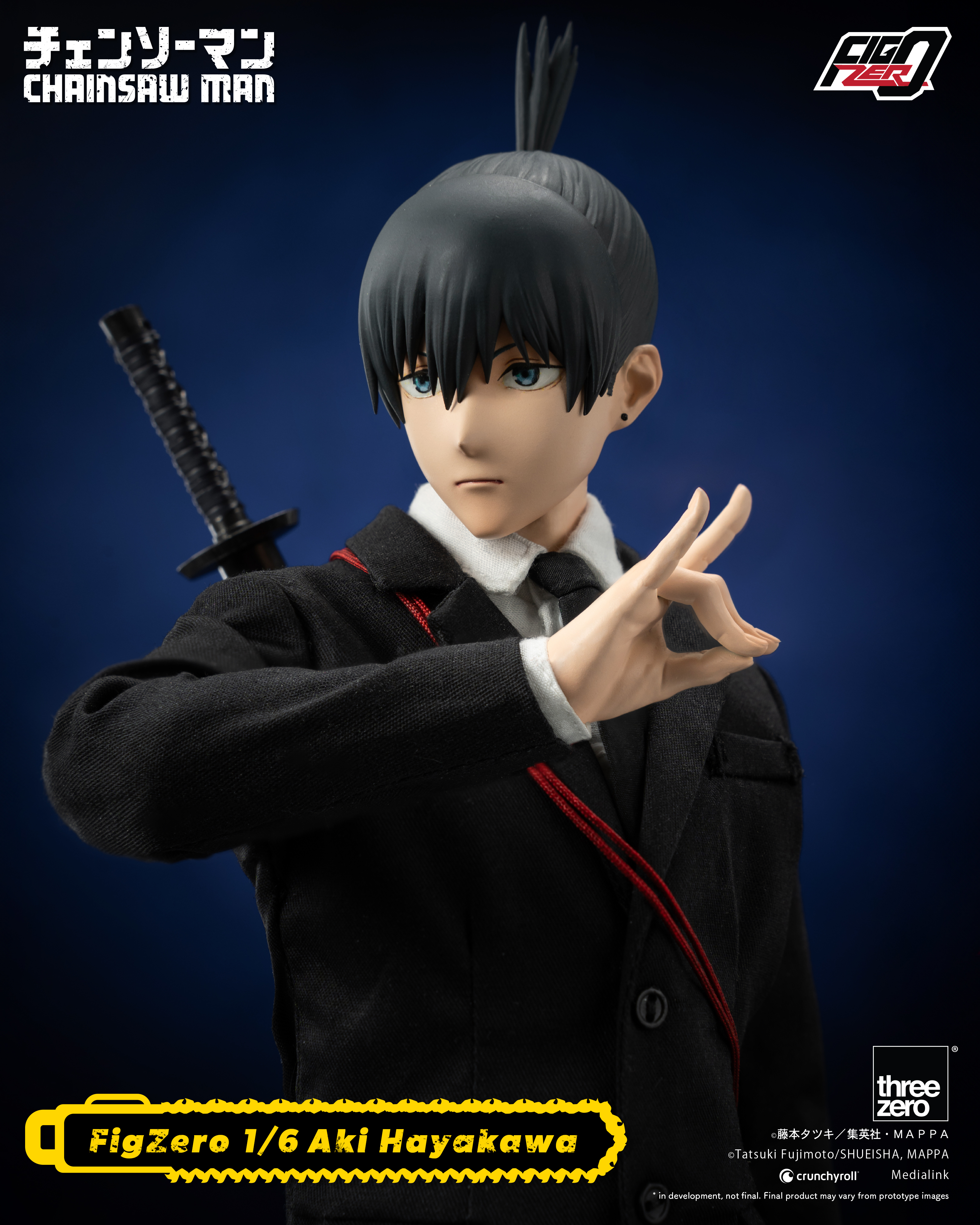 PRE-ORDER] Three Zero CHAINSAW MAN - FigZero 1/6 Aki Hayakawa