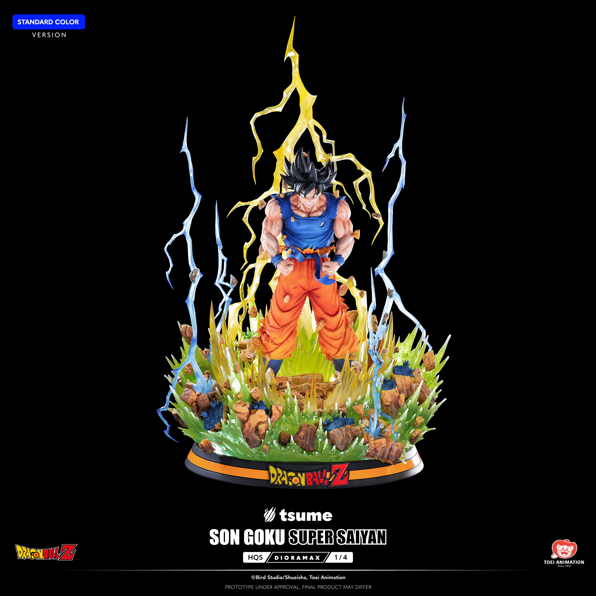 PRE-ORDER] Dragon Ball Tsume Art 1/4 Son Goku Super Saiyan HQS Dioram