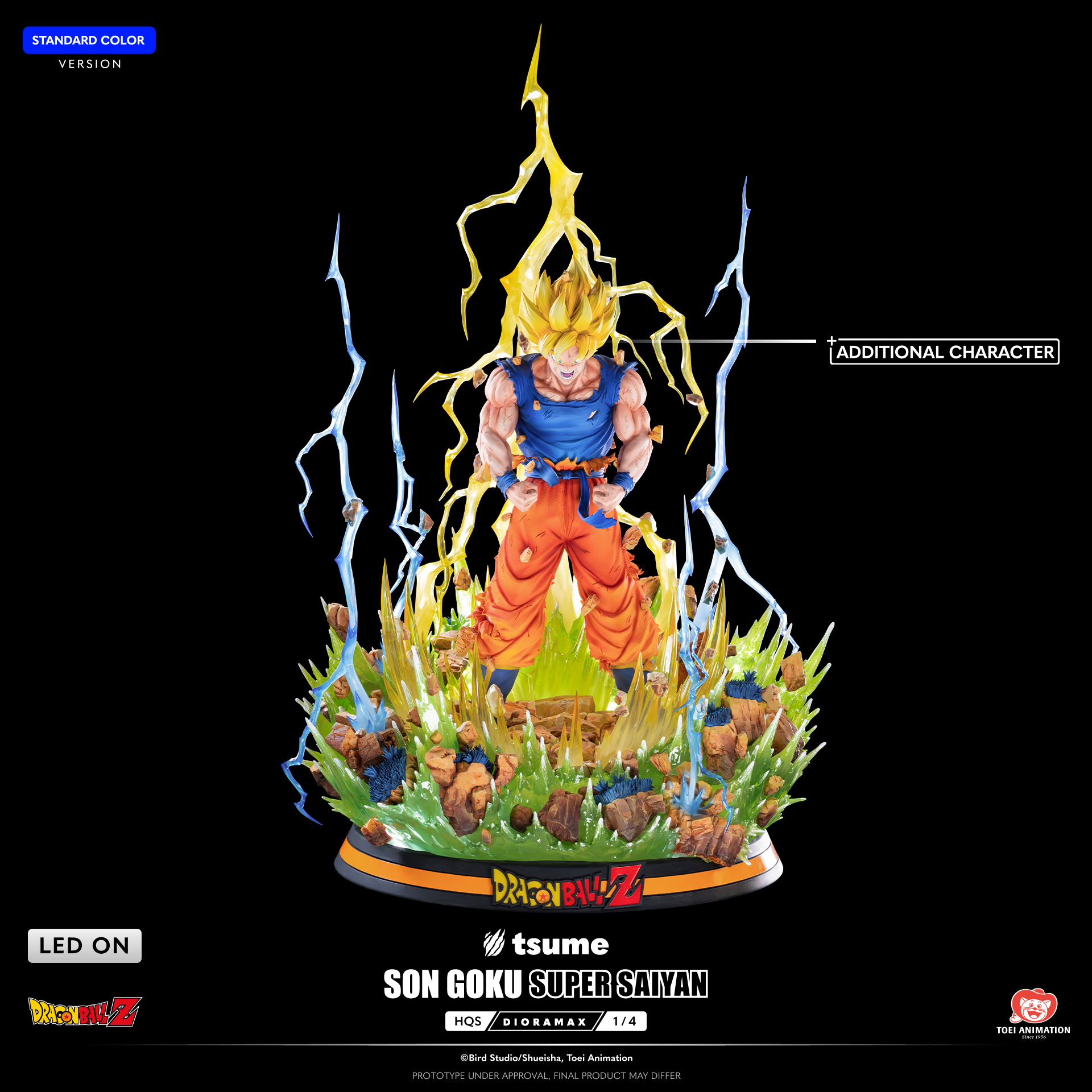[PRE-ORDER] Dragon Ball Tsume Art 1/4 Son Goku Super Saiyan HQS Dioramax Standard Ver.