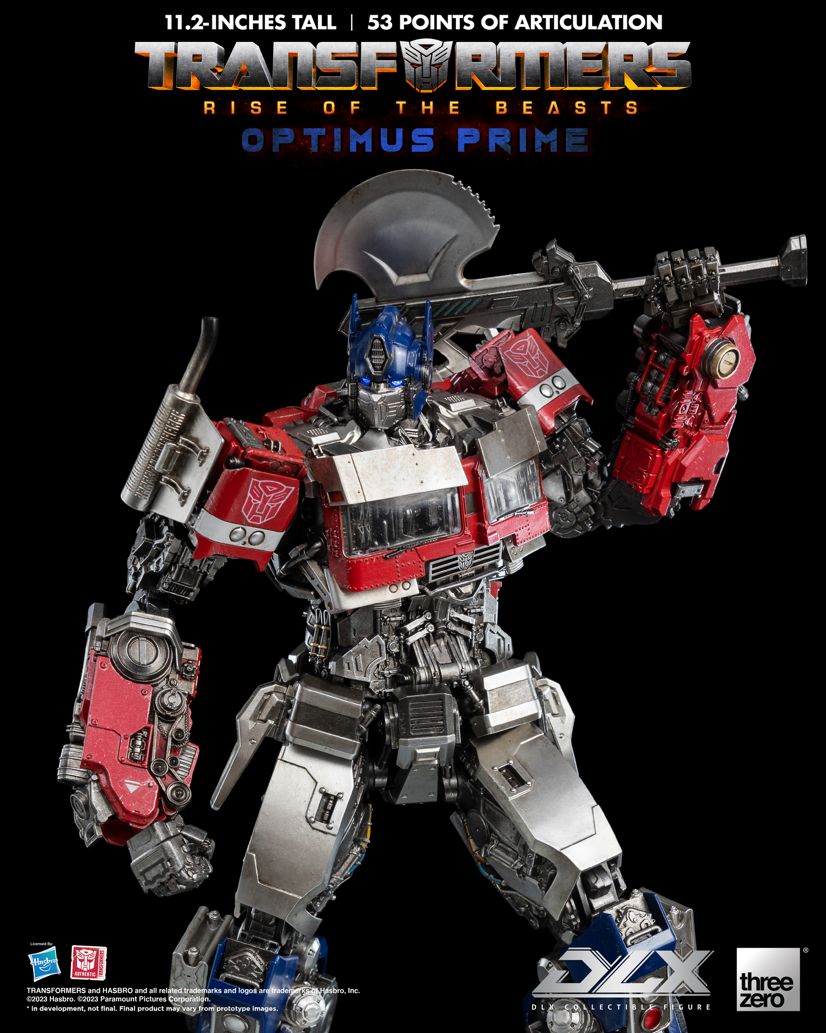 Threezero Transformers: Rise of the Beasts - DLX Optimus Prime