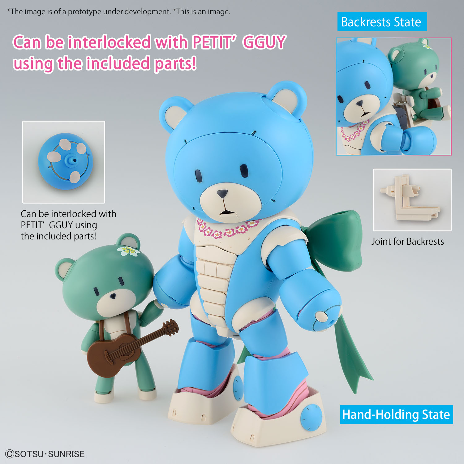 BANDAI HOBBY HG 1/144 BEARGGUY OHANA & ALOHARO SET