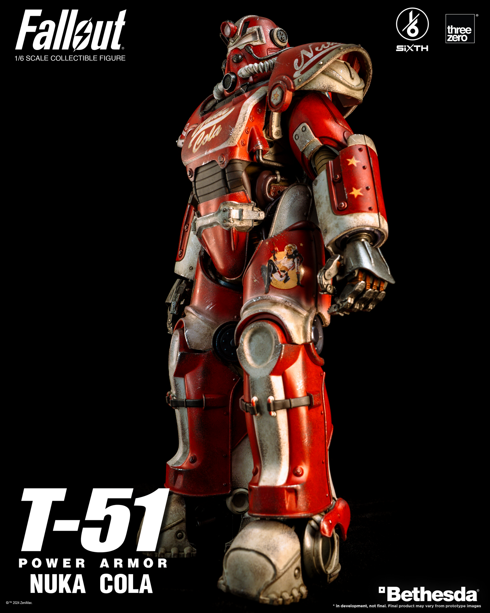[PRE-ORDER] Three Zero Fallout - 1/6 T-51 Nuka Cola Power Armor