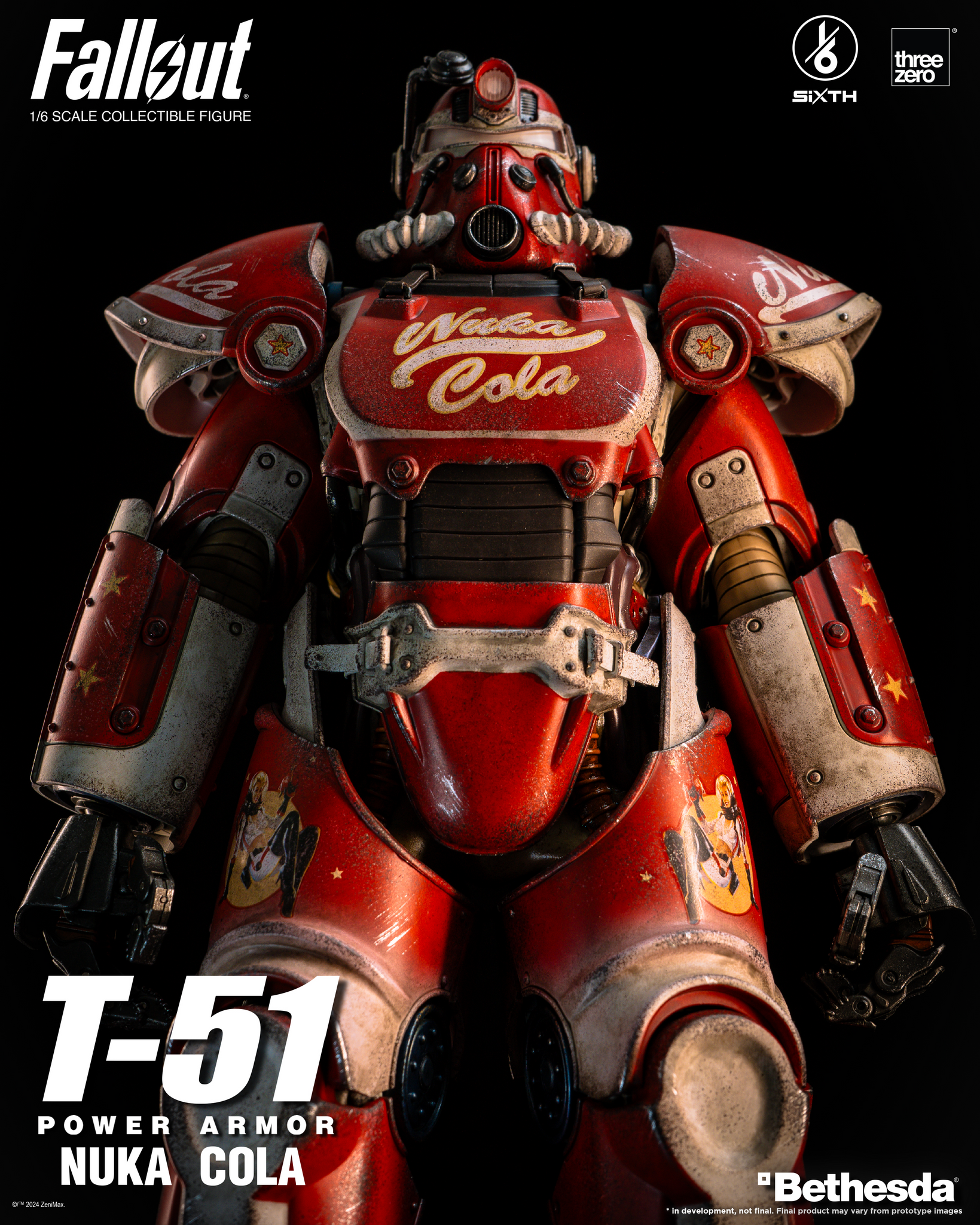 [PRE-ORDER] Three Zero Fallout - 1/6 T-51 Nuka Cola Power Armor