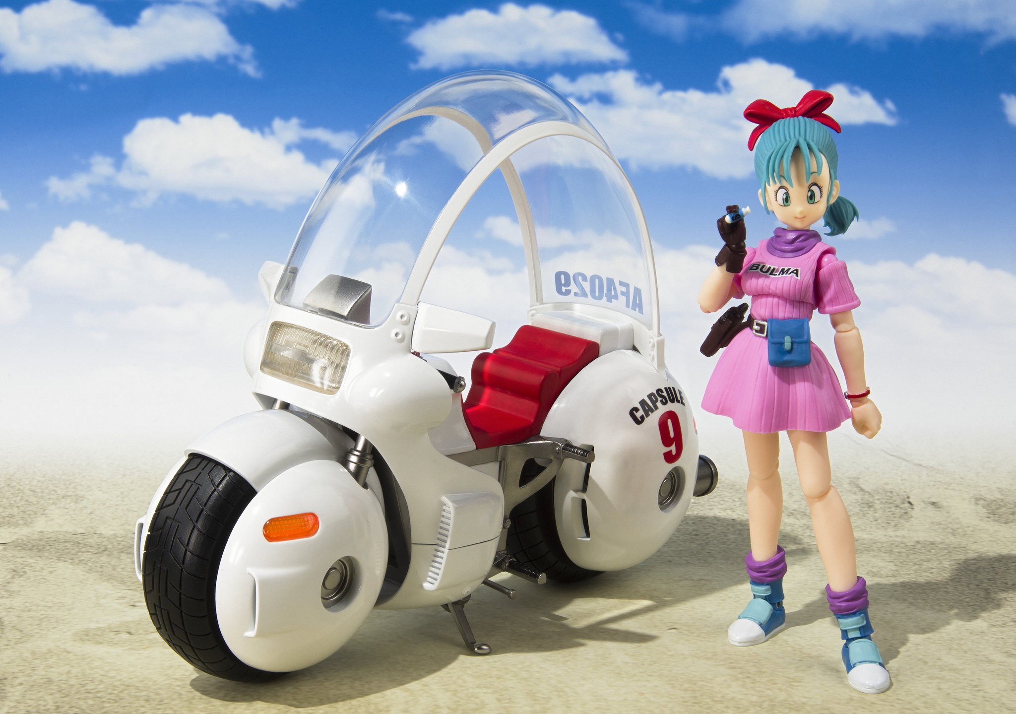 Dragon Ball BULMA‘S MOTORCYCLE -HOIPOI CAPSULE No.9 BANDAI Tamashii