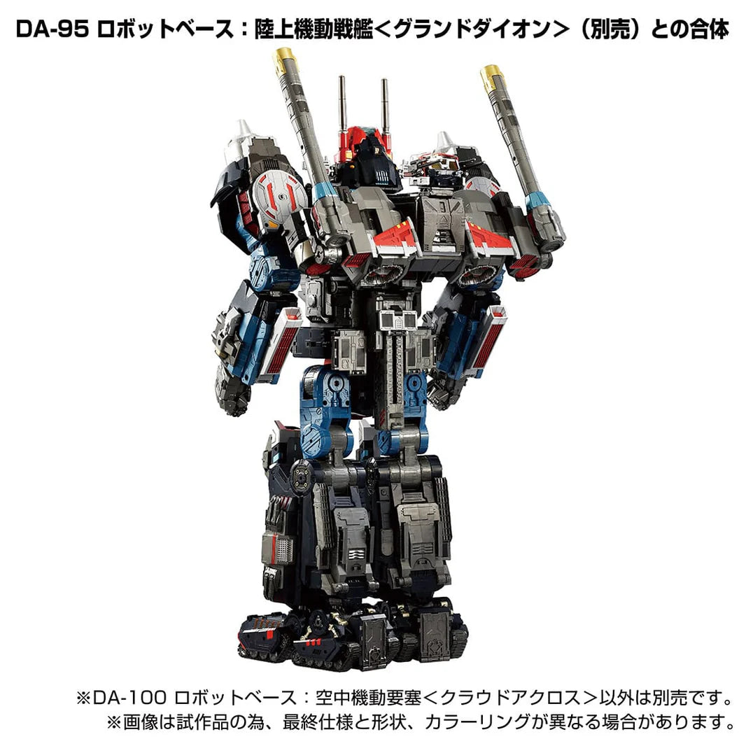 Diaclone Reboot Grand Dion Robot Base DA-95 & Aerial Mobile Fortress D