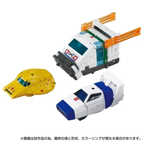 Transformers Dramatic Capture Series DCS-4 Cybertron Chase Jazz, Wheeljack, Bumblebee Set