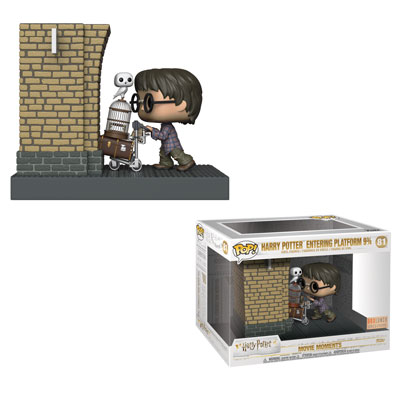 Funko Pop Movie Moments Harry Potter Entering Platform 9 3/4 Box Lunch Exclusive
